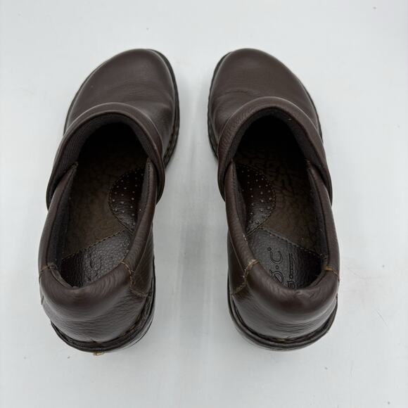 Born BOC Clogs Womens Size 6 Peggy Dark Brown Leather Slip On Nurse - Picture 7 of 12